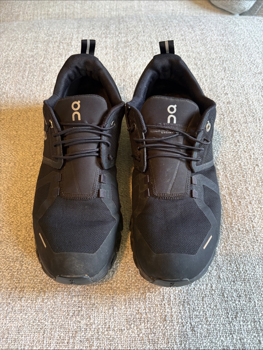 On Cloudtrail Women's Black Athletic Trail Shoes